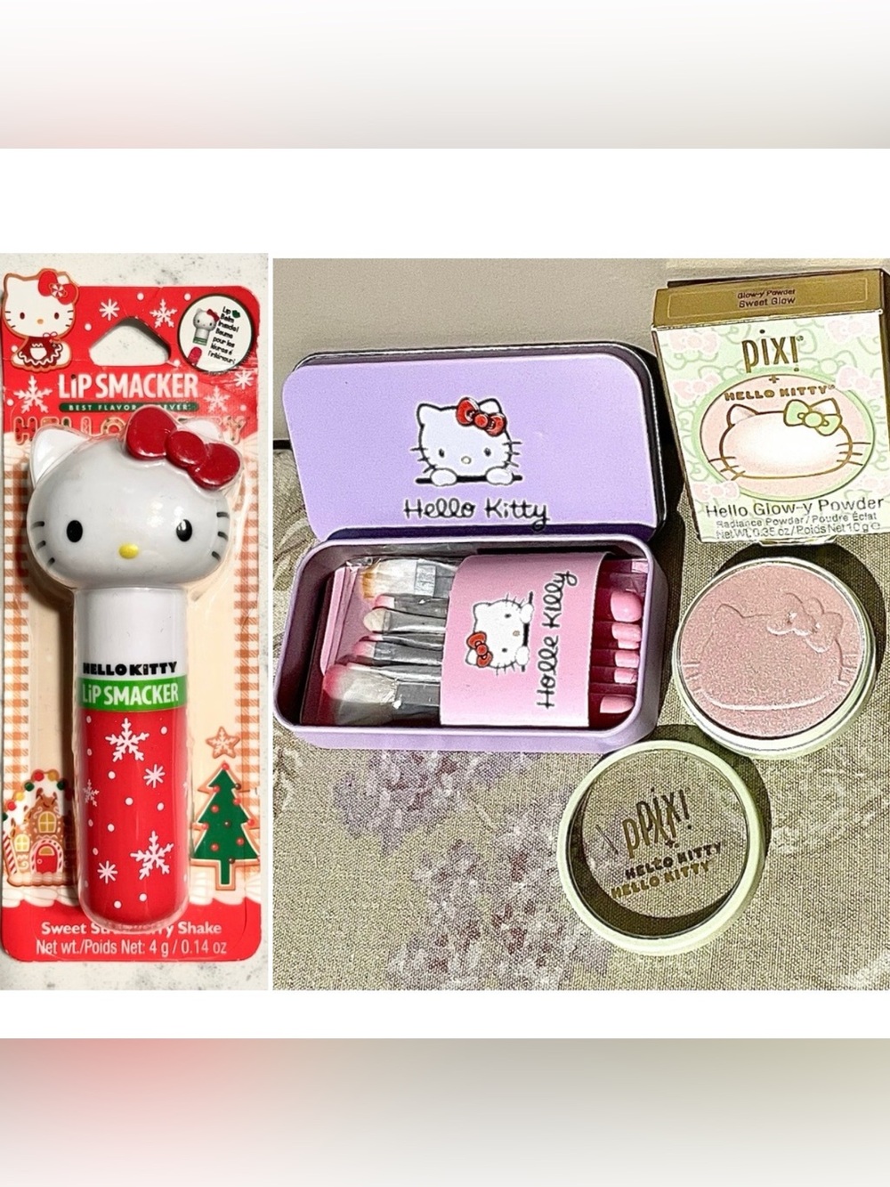HK Powder/brushes/lip gloss - Picture 1 of 7
